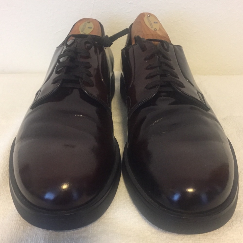 PRADA PLATFORM DERBY SHOES - Picture 1 of 8